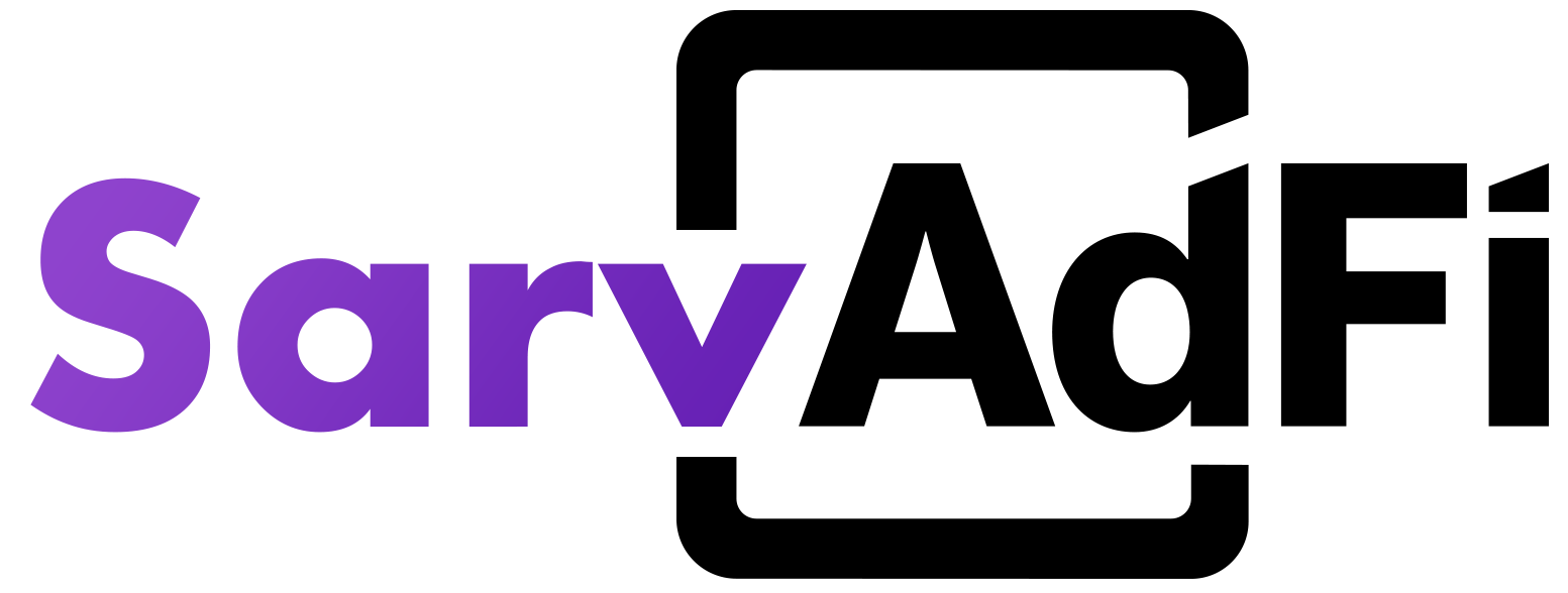 AdFi Logo. Purple box around the word ad. 